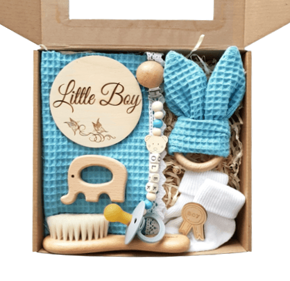 Prezent dla przyszłej mamy baby shower gift box