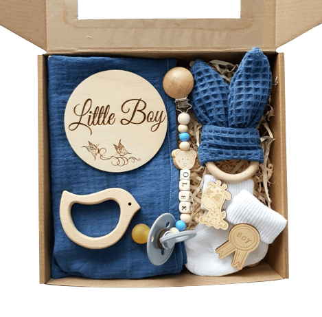 Prezent dla niemowlaka Baby Shower zestaw wyprawka narodziny